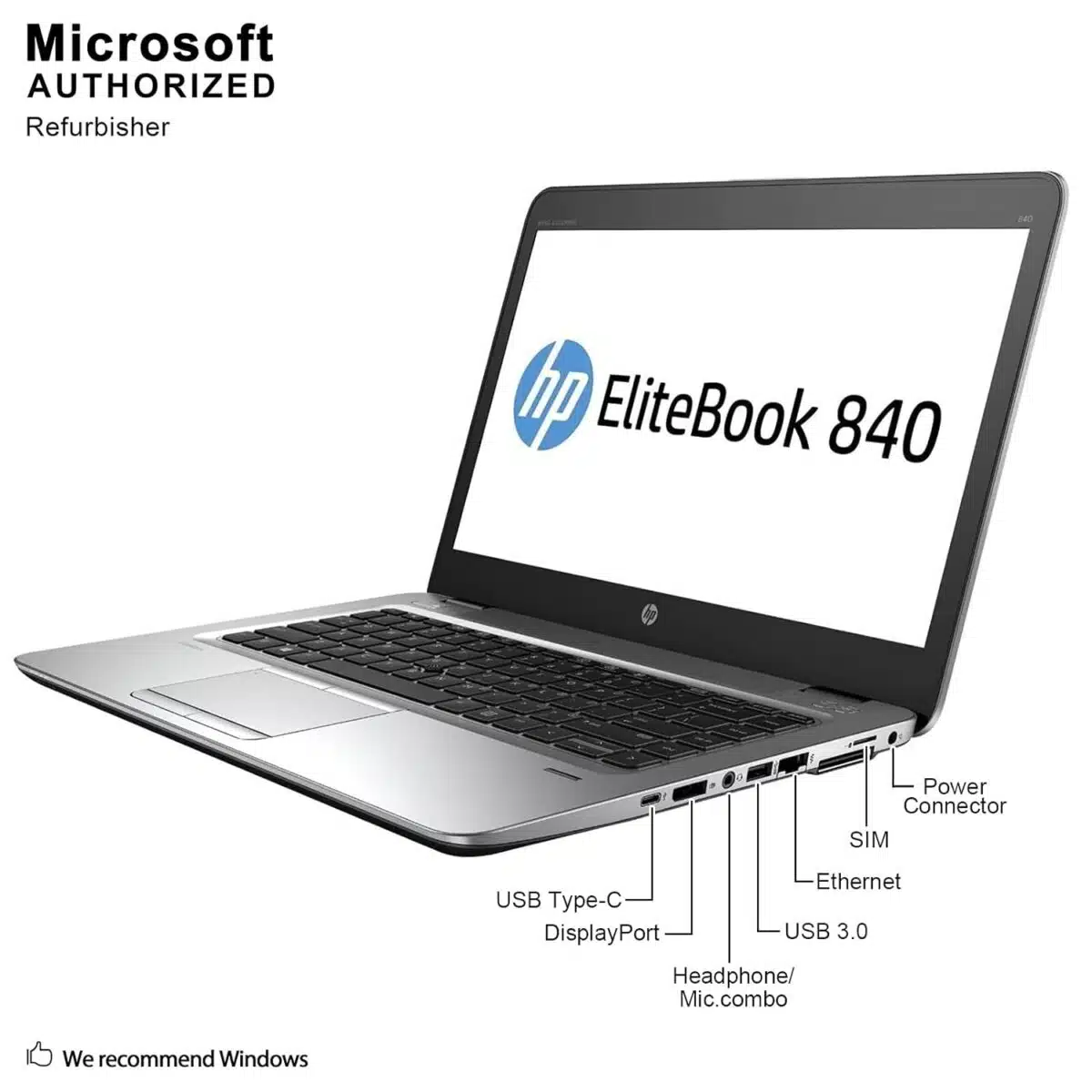 HP 840 G3 Intel Core i5 6300U 2.4Ghz 14 inches FHD EliteBook 4